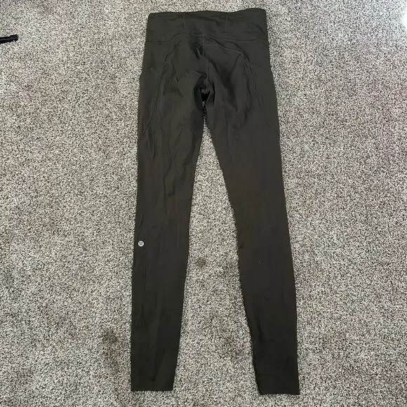 LULULEMON Women's Fast and Free Tight 31" Non-Reflective Size 8 In Dark Olive - Picture 2 of 11